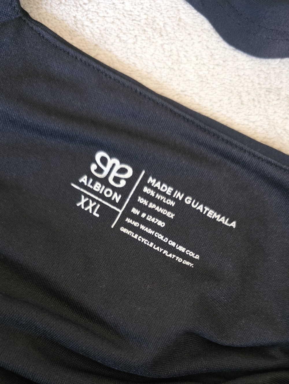 albion black 2 piece swimsuit top bikini - Picture 5 of 5